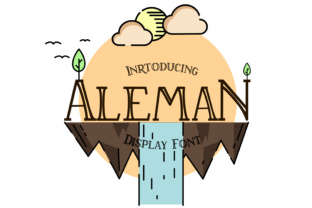 Aleman: The Premium Display Typeface for Scroll-Stopping Visuals