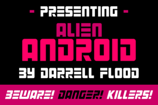 Alien Android: The Futuristic Typeface for Editorial Design