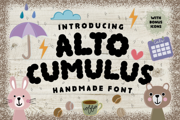 Altocumulus: The Cloud-Inspired Display Font for Creative Makers