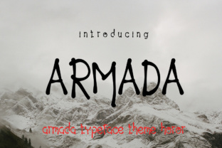 Armada: The Horror Display Font for Scroll-Stopping Campaigns