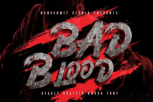 Bad Blood Typeface: The Bold Brush Font for Memorable Branding