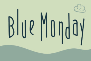 Blue Monday Display Font for Playful Brand Identity