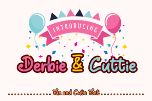 Derbie Cuttie: The Handwritten Display Font for Scroll-Stopping Campaigns