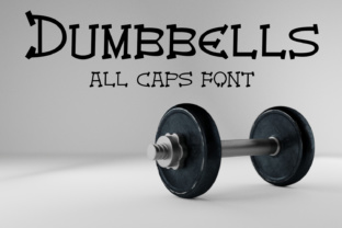 EP Dumbbells: The Bold Display Font for Modern Projects