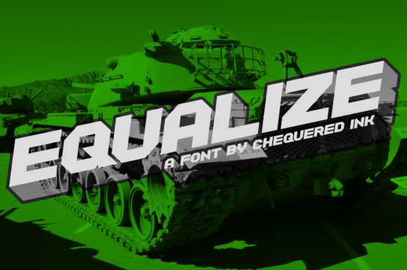 Equalize: A Bold Display Typeface for Maker Brands