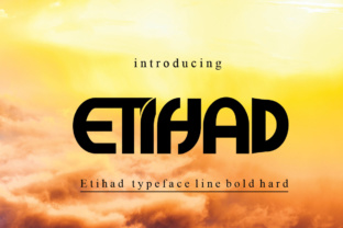 Etihad: The Bold Display Font for Professional Branding