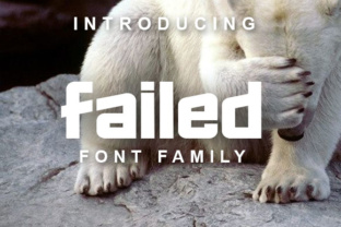 Failed: The Modern Techno Font for Polished Branding