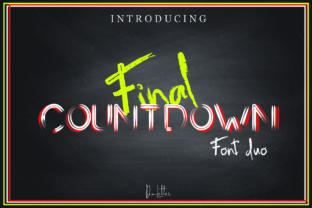 Final Countdown: The Premium Display Typeface for Modern Branding