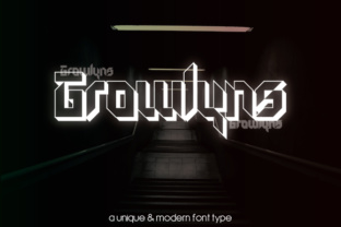 Growlyns: A Unique Modern Font for Bold Brand Identity