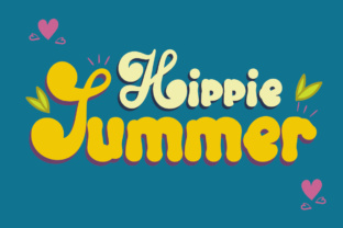 Hippie Summer Typeface Review: A Bold Display Font for Retro Branding