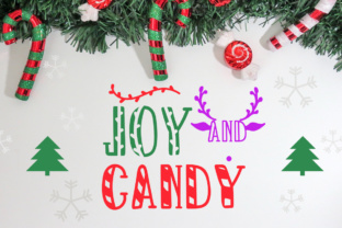 Joy and Candy: A Festive Display Typeface for Holiday Editorial Design