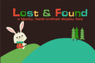 LD Lost and Found: A Whimsical Display Font for Makers