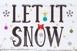 Let It Snow: The Perfect Winter Display Font for Makers