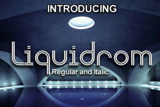 Liquidrom: A Dynamic Display Font for Bold Branding
