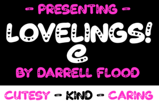 Lovelings: A Cute Decorative Font for Heartwarming Brand Identity