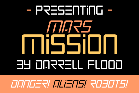 Mars Mission: A Futuristic Display Font for Modern Editorial Design