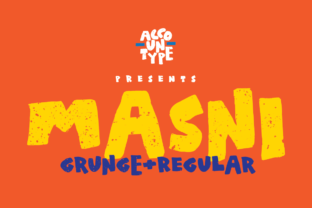 Masni: A Playful Display Typeface for Modern Editorial Design