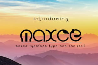 Maxce: The Unique Display Font for Polished Brand Identity