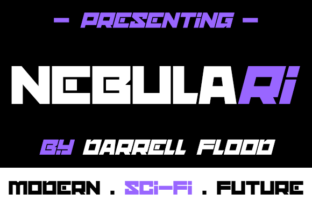 Nebulari: A Futuristic Display Font for Modern Editorial Design