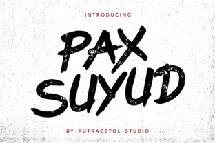 Pax Suyud: The Perfect Brush Font for Handmade Brands