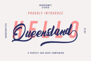 Queensland: The Bold Script Font for Modern Business Branding