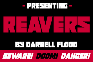 Reavers: The Angular Display Font for Futuristic Branding