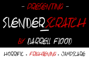 Slenderscratch: The Perfect Horror Display Font for Creators