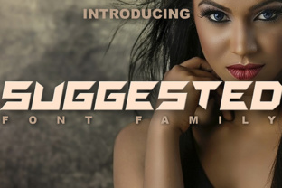 Suggested Family: The Display Typeface for Campaign Headlines