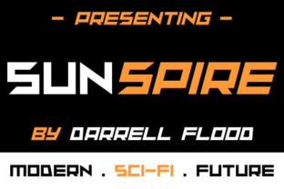 Sunspire: The Futuristic Display Font for Modern Web Design