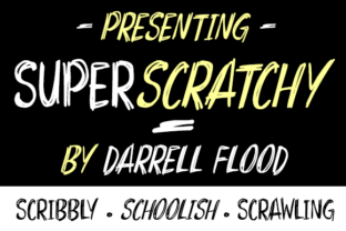 Superscratchy: A Creative Display Font for Bold Branding
