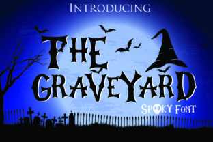 The Graveyard: A Spooky Display Font for Creative Branding