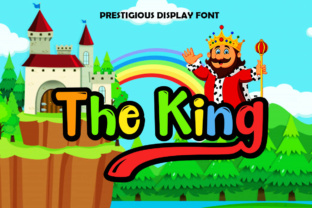 The King: A Playful Display Font for Bold Brand Identity