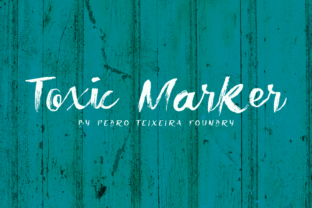 Toxic Marker: A Modern Calligraphy Font for Handmade Branding