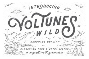 Voltunes: The Vintage Display Font for Authentic Branding