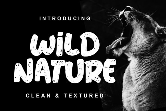 Wild Nature: The Bold Display Font for Handmade Branding