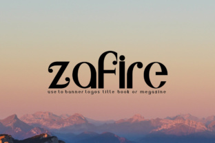 Zafire: The Display Typeface for High-Impact Campaigns