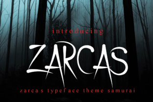 Zarcas: The Horror Display Font for Bold Branding