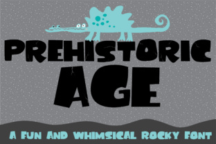 ZP Prehistoric Age: A Whimsical Display Font for Editorial Design